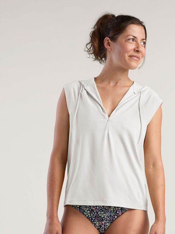 Women's Sunbuster 1/4 Zip Cap Sleeve Sun Shirt
