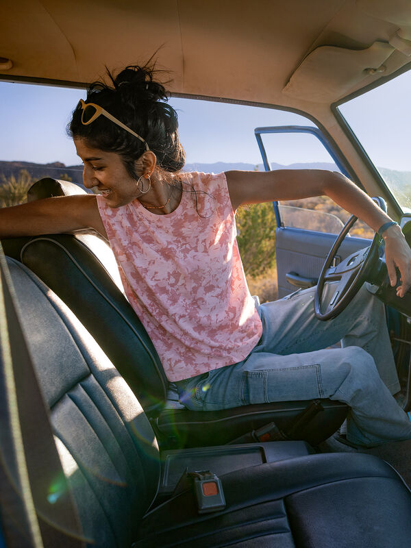 Women's Muscle Tank Top: Ravine - Canopy