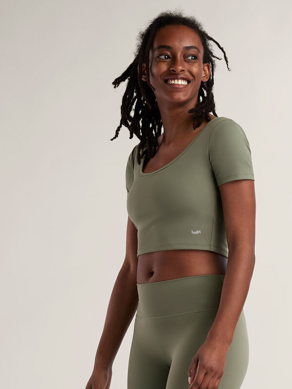 Women's Workout Cropped Bra Top: Bien &Ecirc;tre