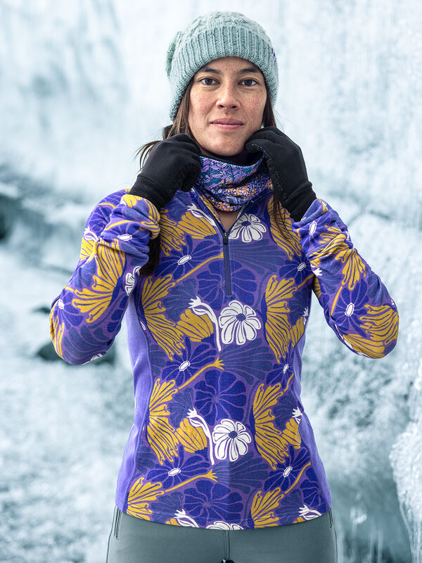 Wild Rye Women&rsquo;s Bassett 1/4 Zip Merino Base Layer Top