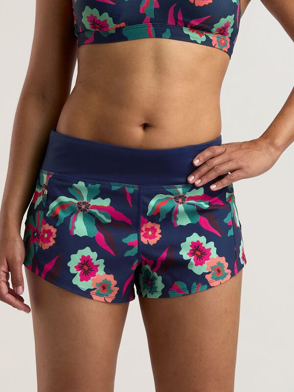 Women&rsquo;s Wahine Mid-Rise Quick-Dry Swim Shorts | Title Nine